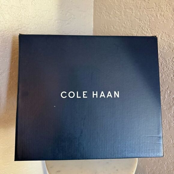Cole Haan Camea Waterproof‎ Leather Combat Boot,  Block Heel Black, Size 9.5 NWT - Picture 5 of 16